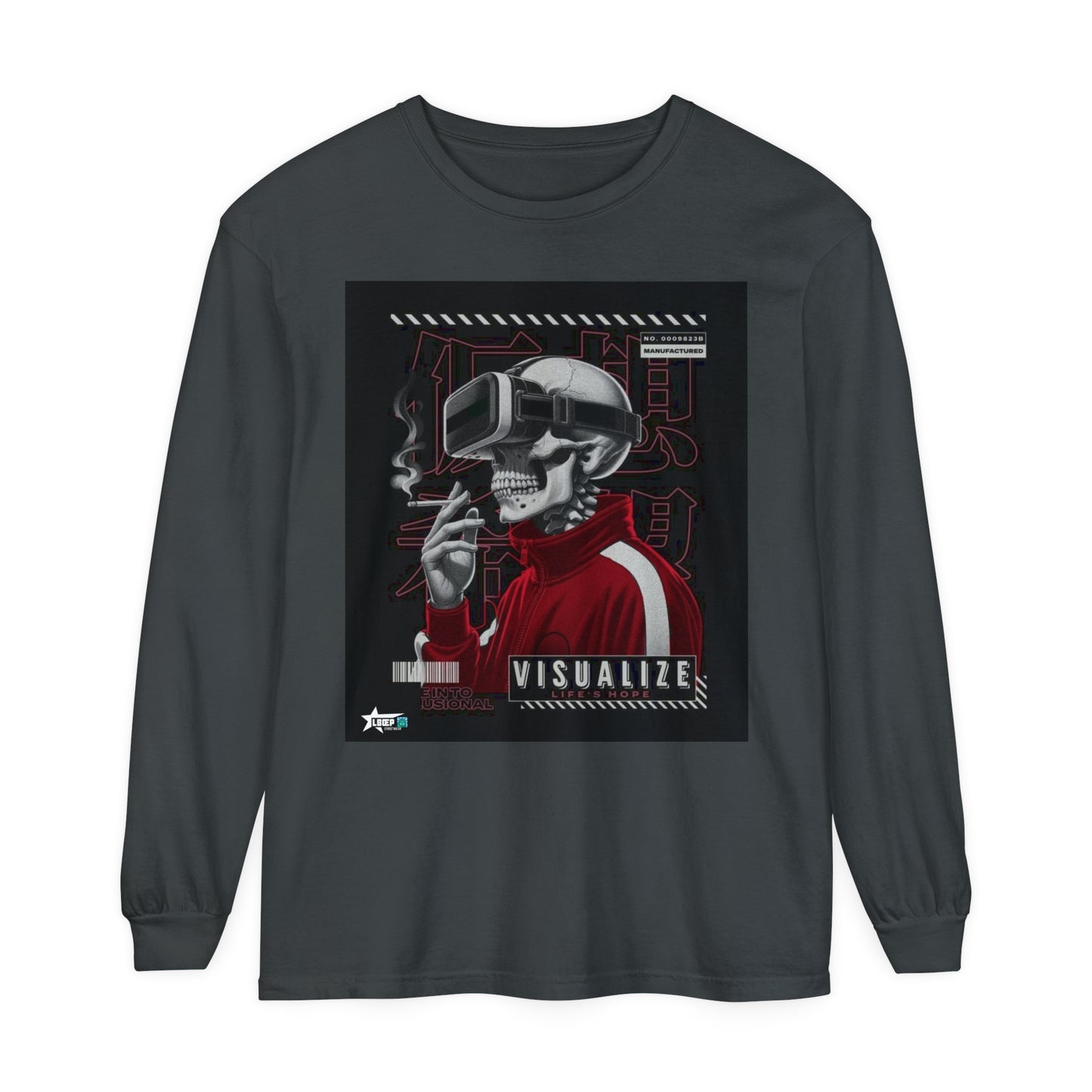 Visualize Style Long Sleeve T-Shirt - Retro Cyberpunk Vibe