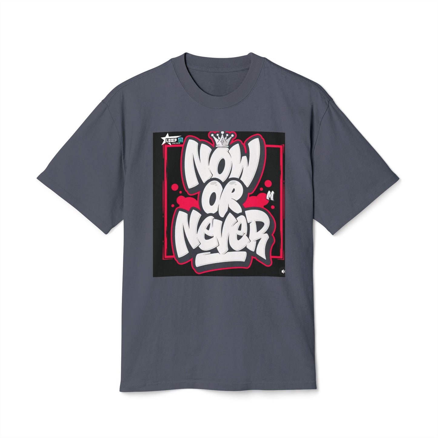 Now Or Never Graphic Tee — Motivational Streetwear T-Shirt