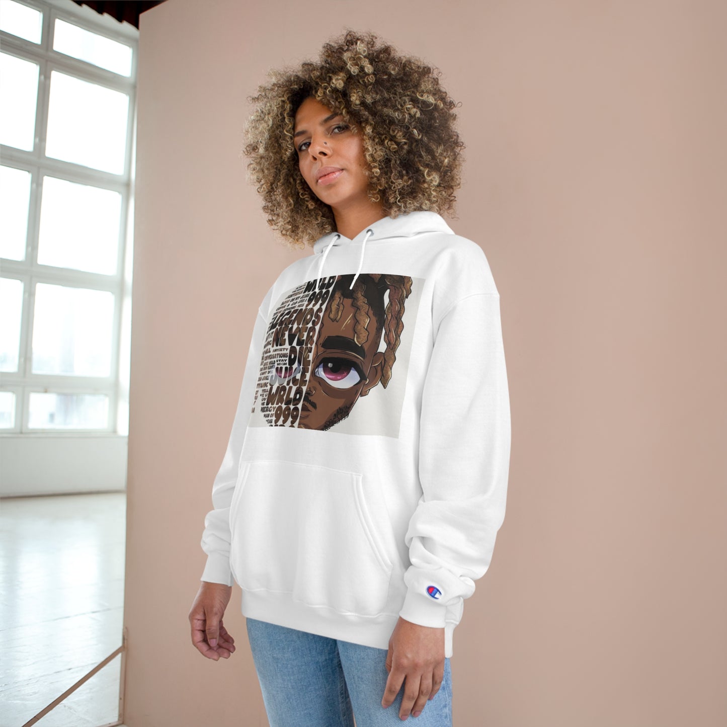 Champion Hoodie - Street Style with Iconic Quotes for Music Lovers