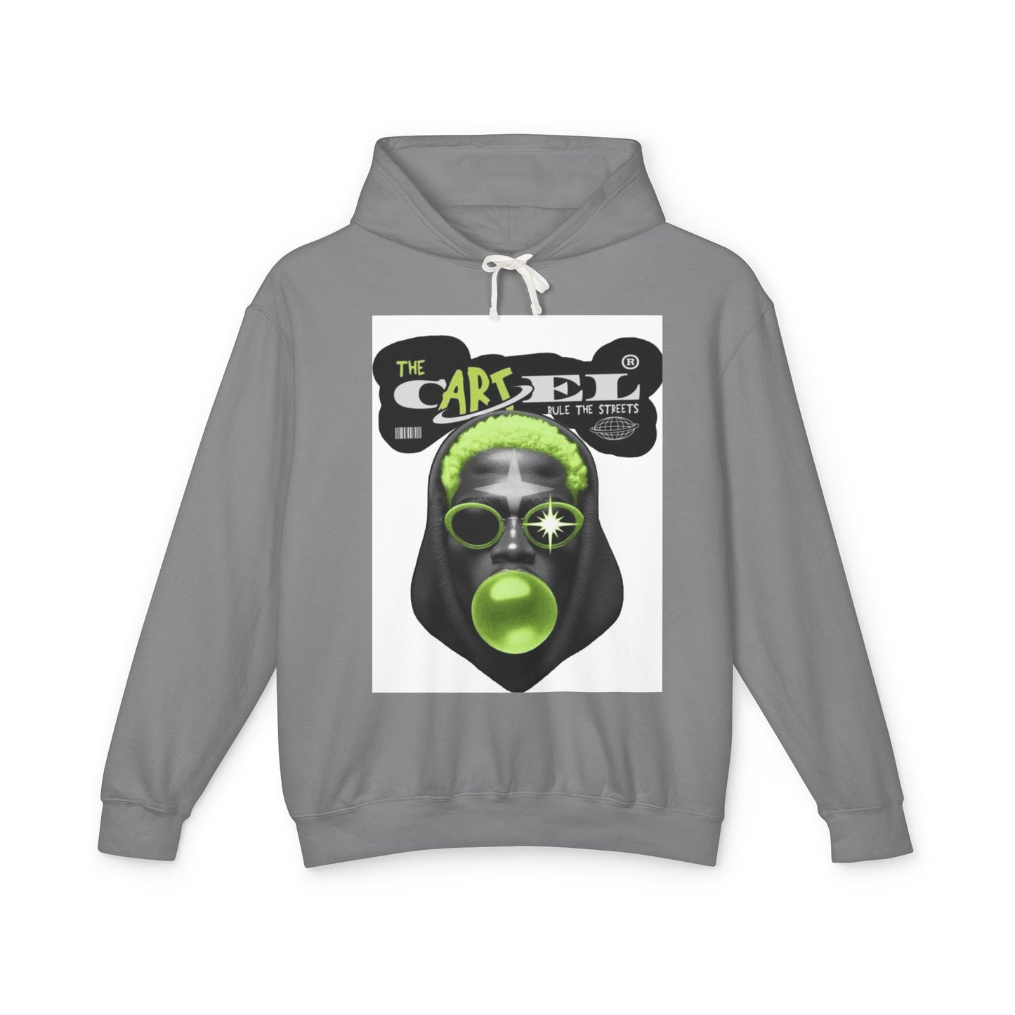 Unisex Lightweight Hooded Sweatshirt - Street Art Inspired Design for Urban Vibes