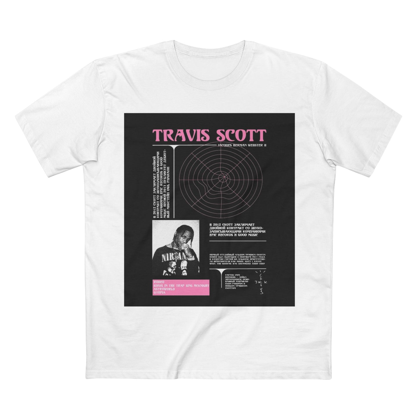 Travis Scott Graphic Tee - Stylish Music-Inspired Adult Staple T-Shirt