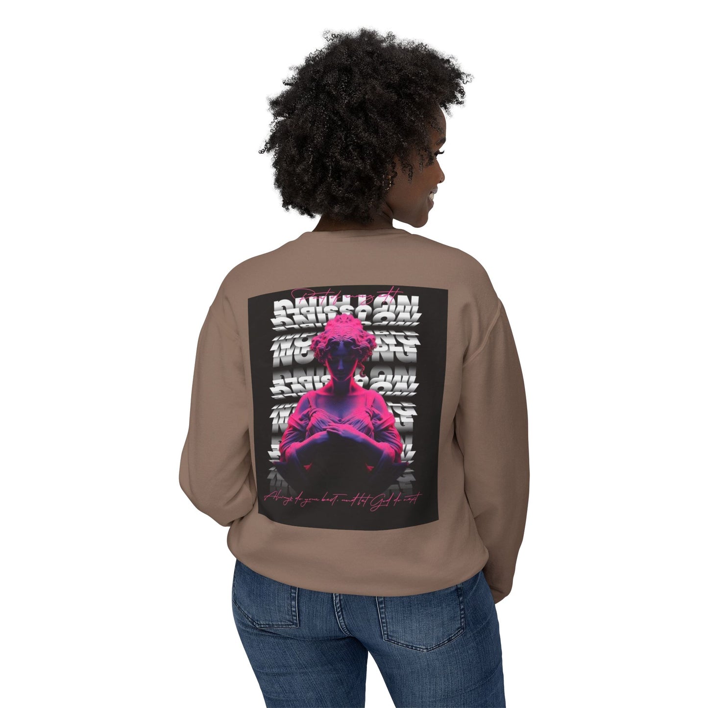 Unisex Crewneck Sweatshirt - Bold Graphic Statement with Inspirational Quotes