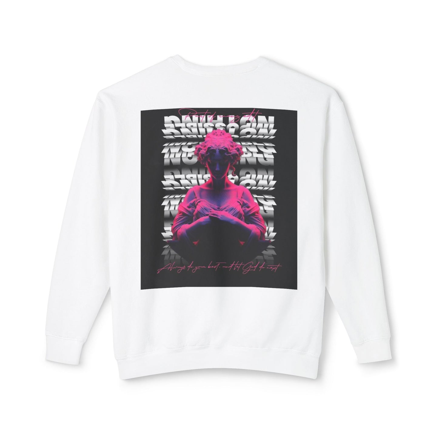 Unisex Crewneck Sweatshirt - Bold Graphic Statement with Inspirational Quotes
