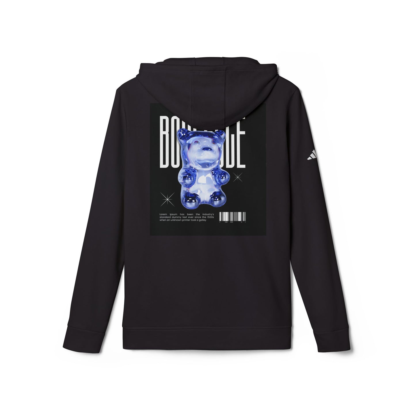 Adidas Unisex Fleece Hoodie - AWAKE & BOUNCE Graphic Design