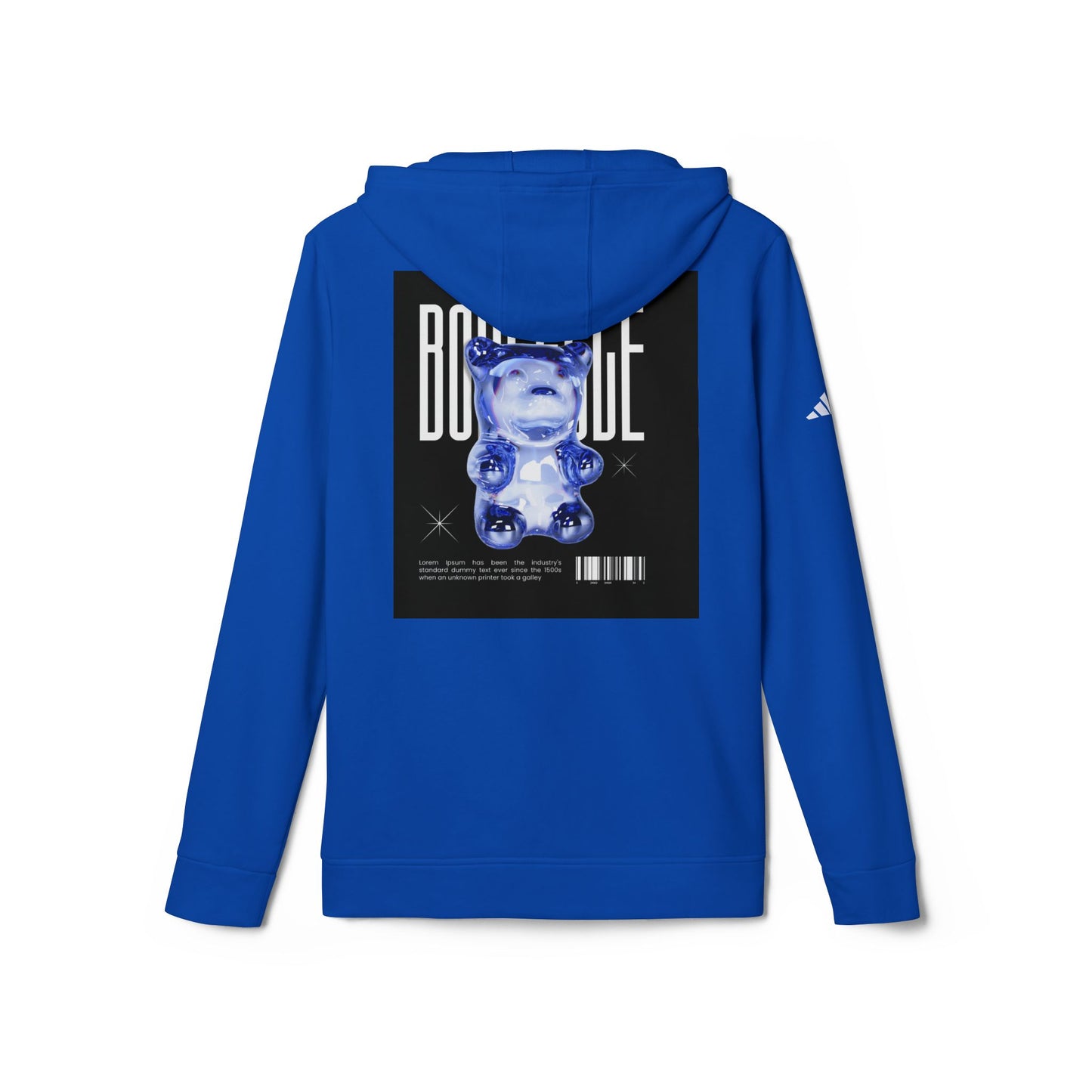 Adidas Unisex Fleece Hoodie - AWAKE & BOUNCE Graphic Design
