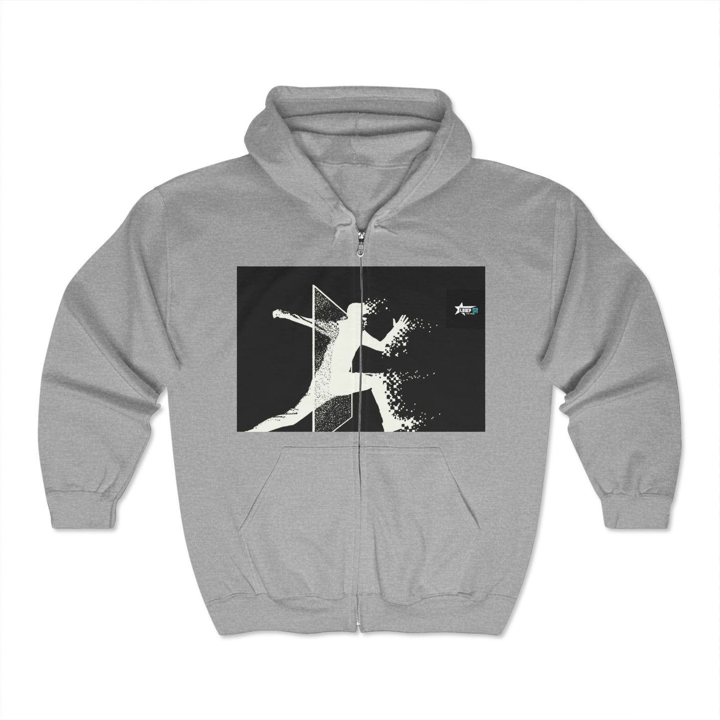 Rock Star Vibe Unisex Full Zip Hoodie - Perfect for Music Lovers