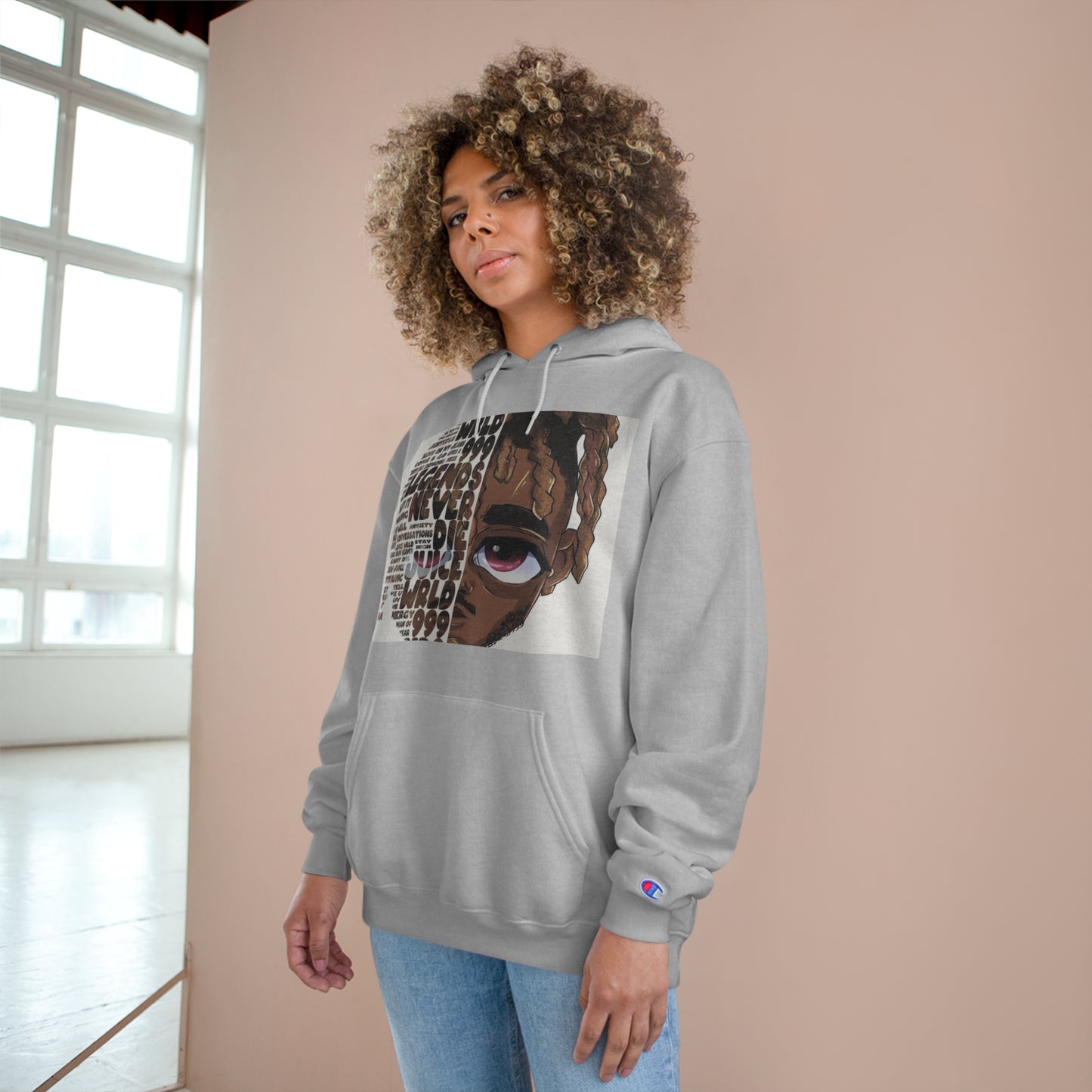 Champion Hoodie - Street Style with Iconic Quotes for Music Lovers