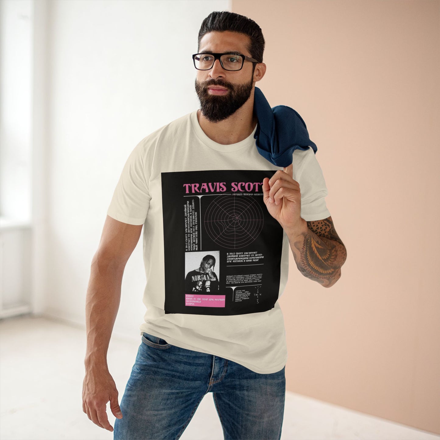 Travis Scott Graphic Tee - Stylish Music-Inspired Adult Staple T-Shirt