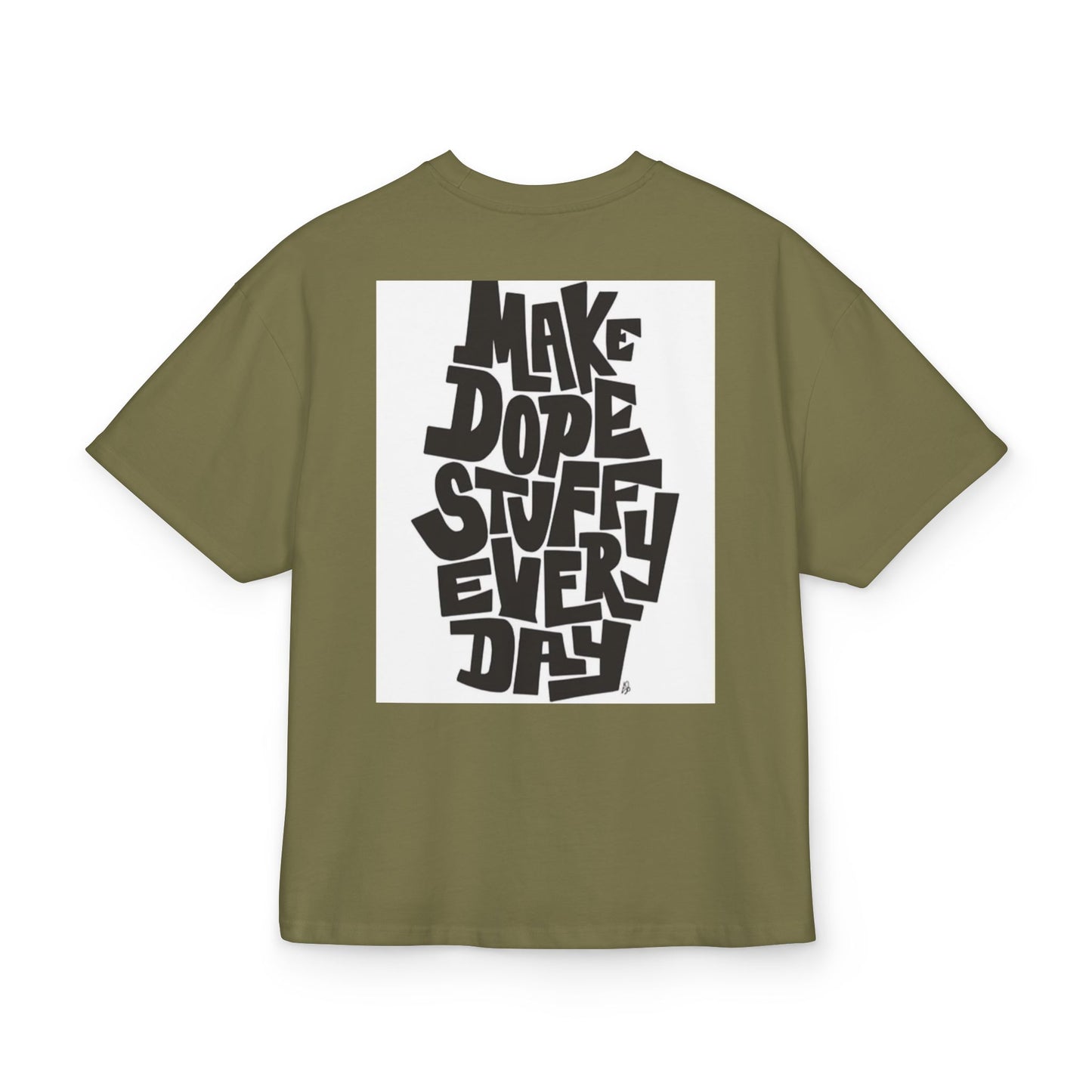 Motivational Box Tee for Creatives - 'You Will Succeed' & 'Make Dope Stuff Every Day'