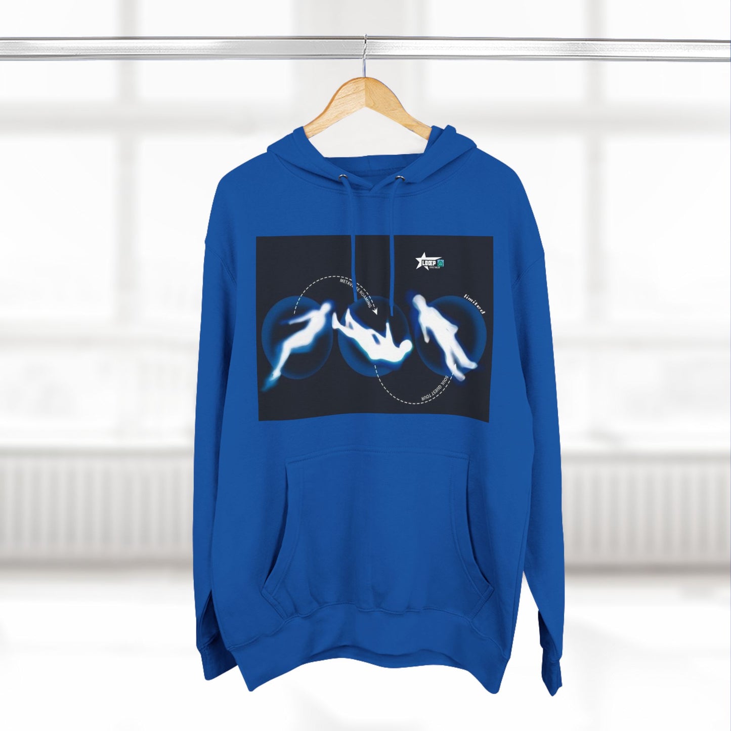 Unique Graphic Fleece Hoodie - Against All Odds Design