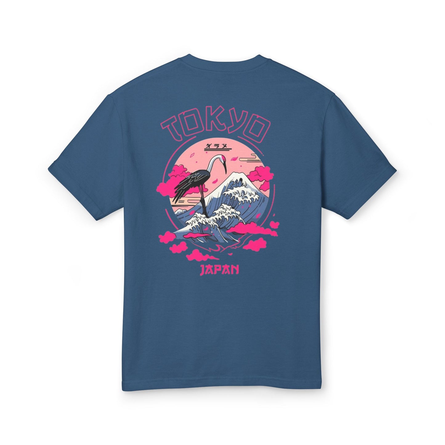 Unisex Money & Tokyo Graphic Tee - Heavyweight Cotton T-Shirt