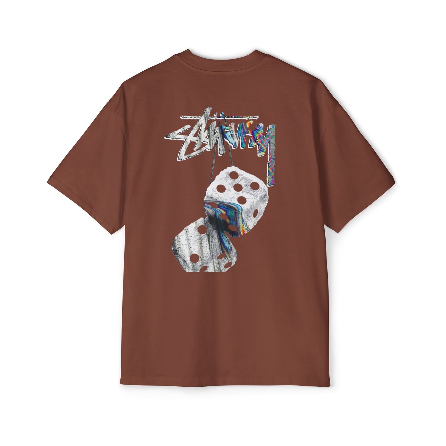 Men's Heavy Oversized Tee - Bold Angel Graphic Tee for Streetwear Style