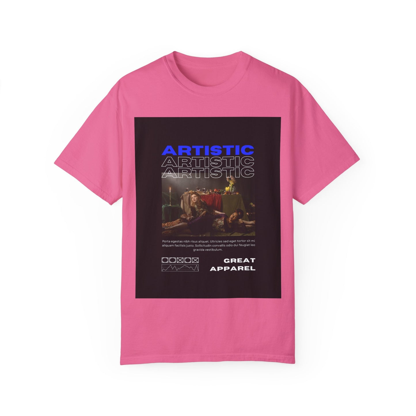 Artistic Expression Unisex Garment-Dyed T-Shirt - Great Apparel for Creative Souls