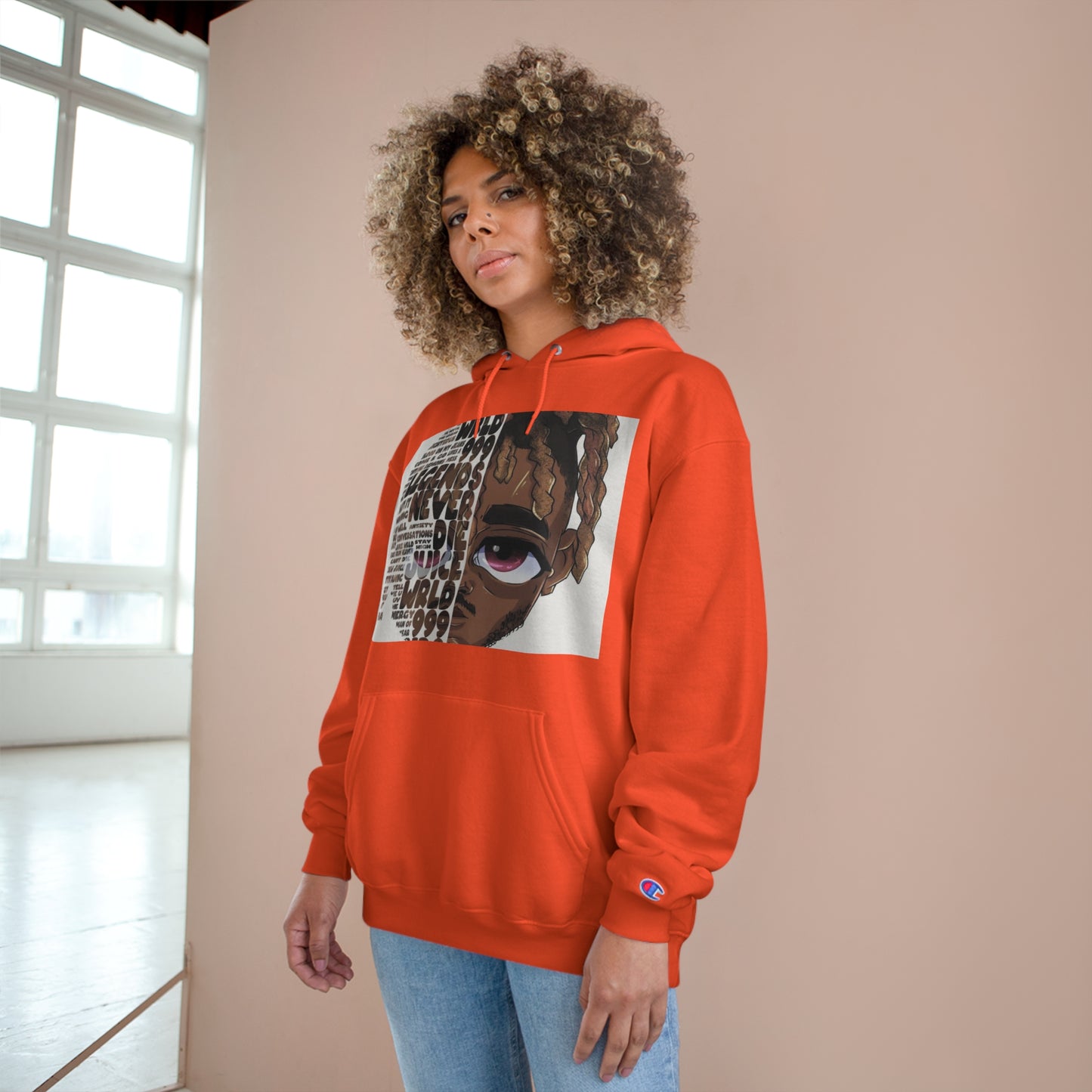Champion Hoodie - Street Style with Iconic Quotes for Music Lovers