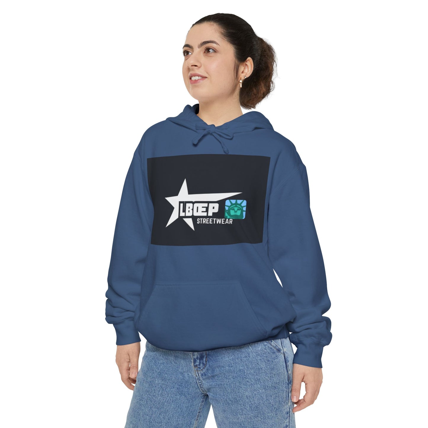 Unisex Garment-Dyed Hoodie - Streetwear with Encouraging 'Angels' Design