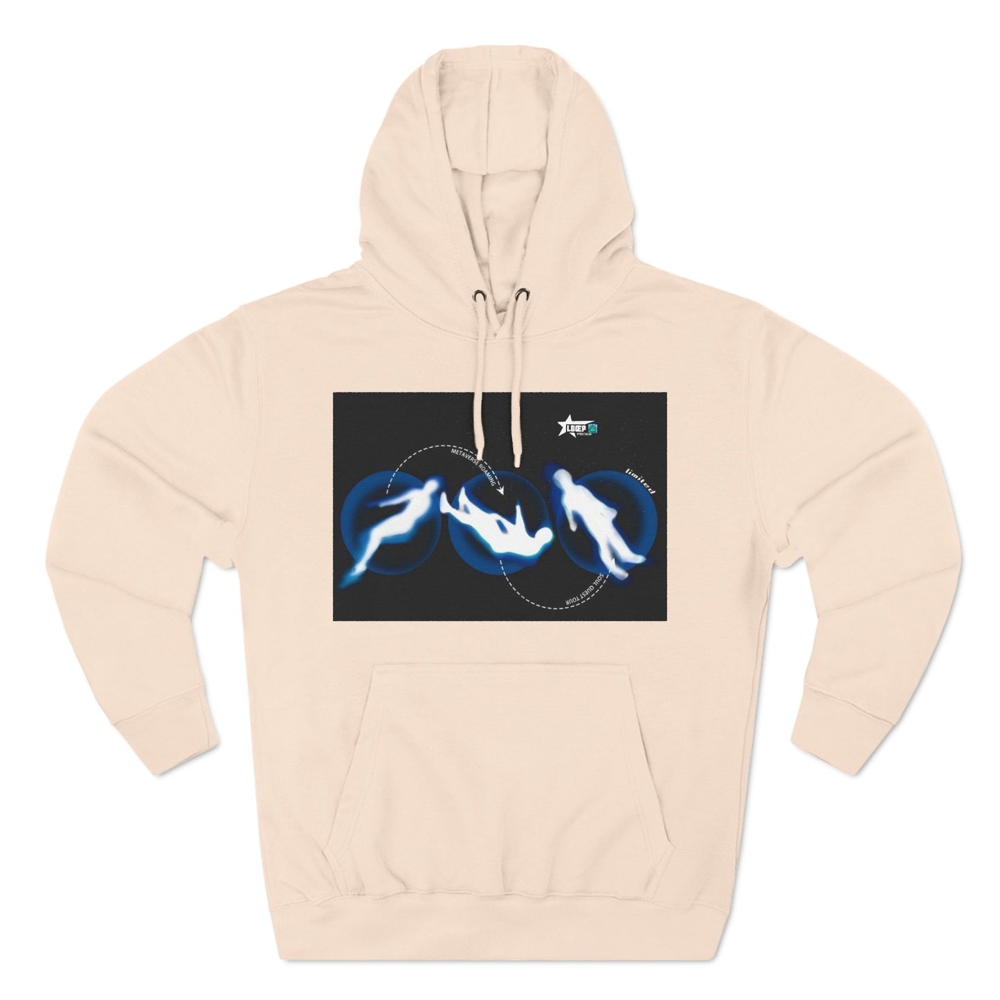 Unique Graphic Fleece Hoodie - Against All Odds Design