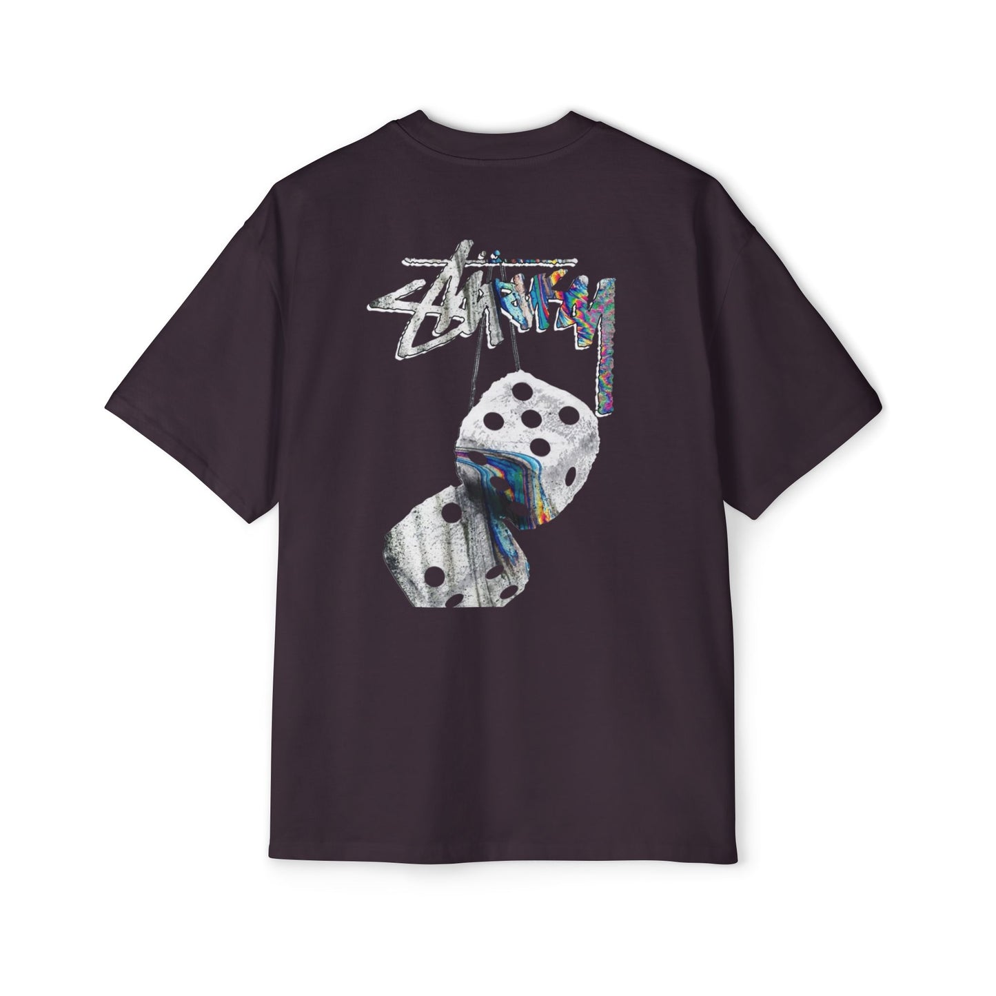 Men's Heavy Oversized Tee - Bold Angel Graphic Tee for Streetwear Style