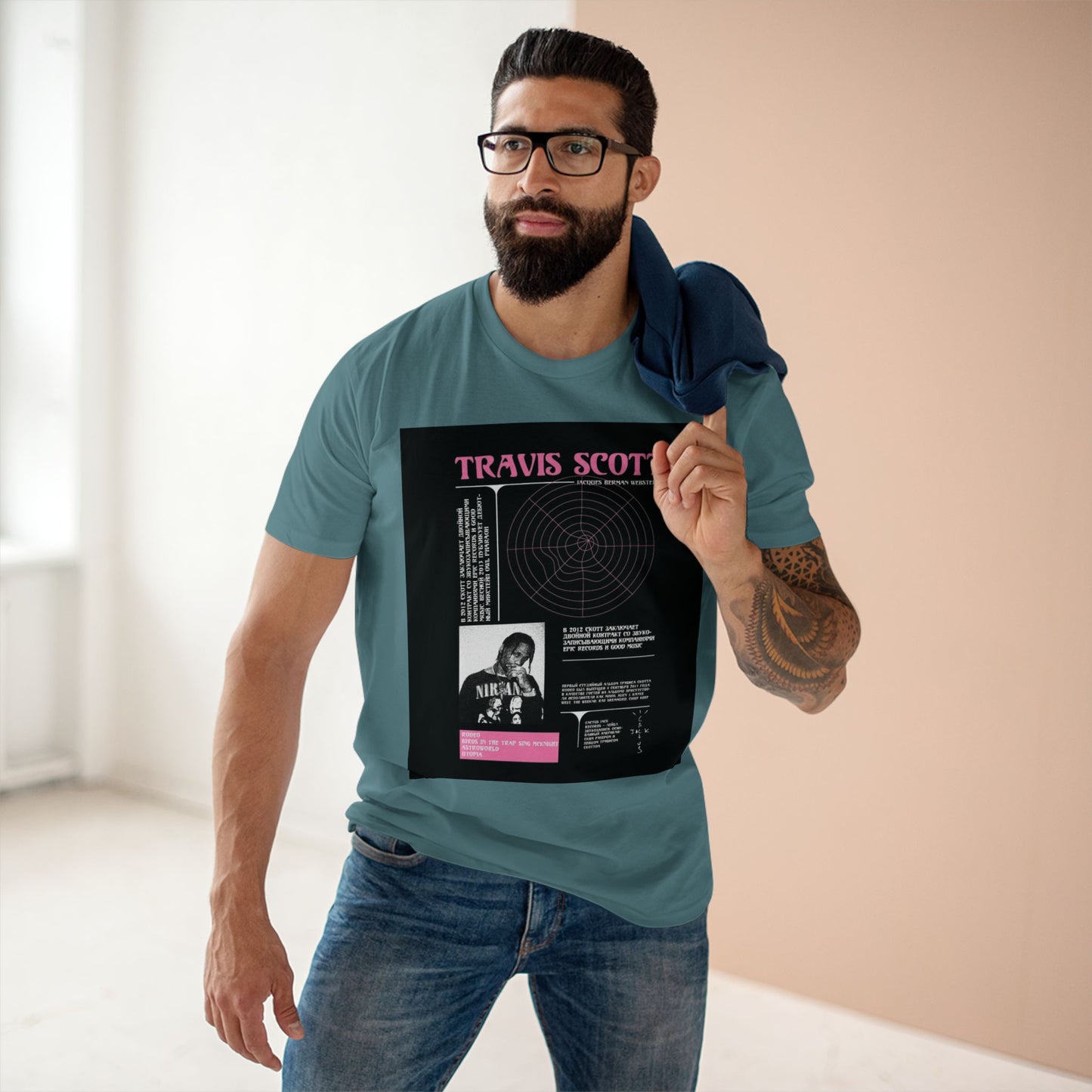 Travis Scott Graphic Tee - Stylish Music-Inspired Adult Staple T-Shirt