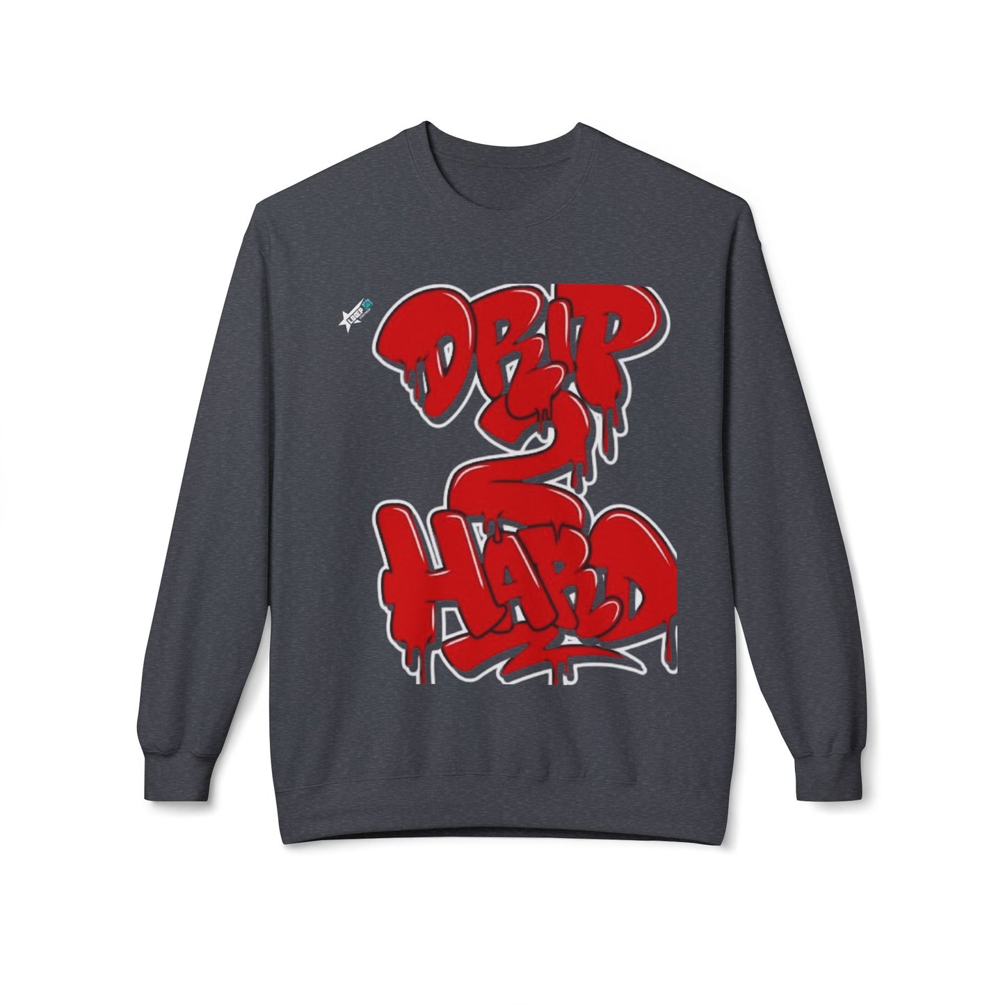 Drip & Hype Crewneck Sweatshirt - Unisex Softstyle Fleece
