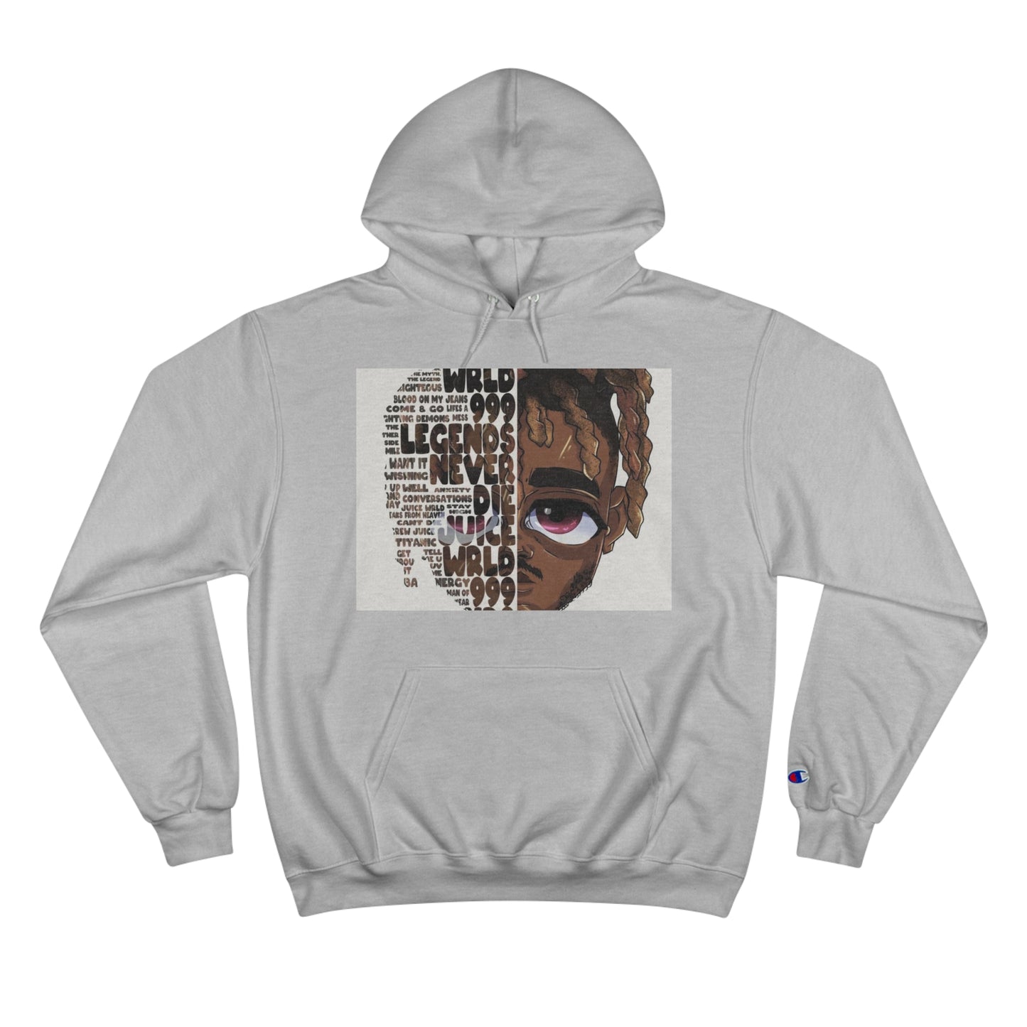 Champion Hoodie - Street Style with Iconic Quotes for Music Lovers