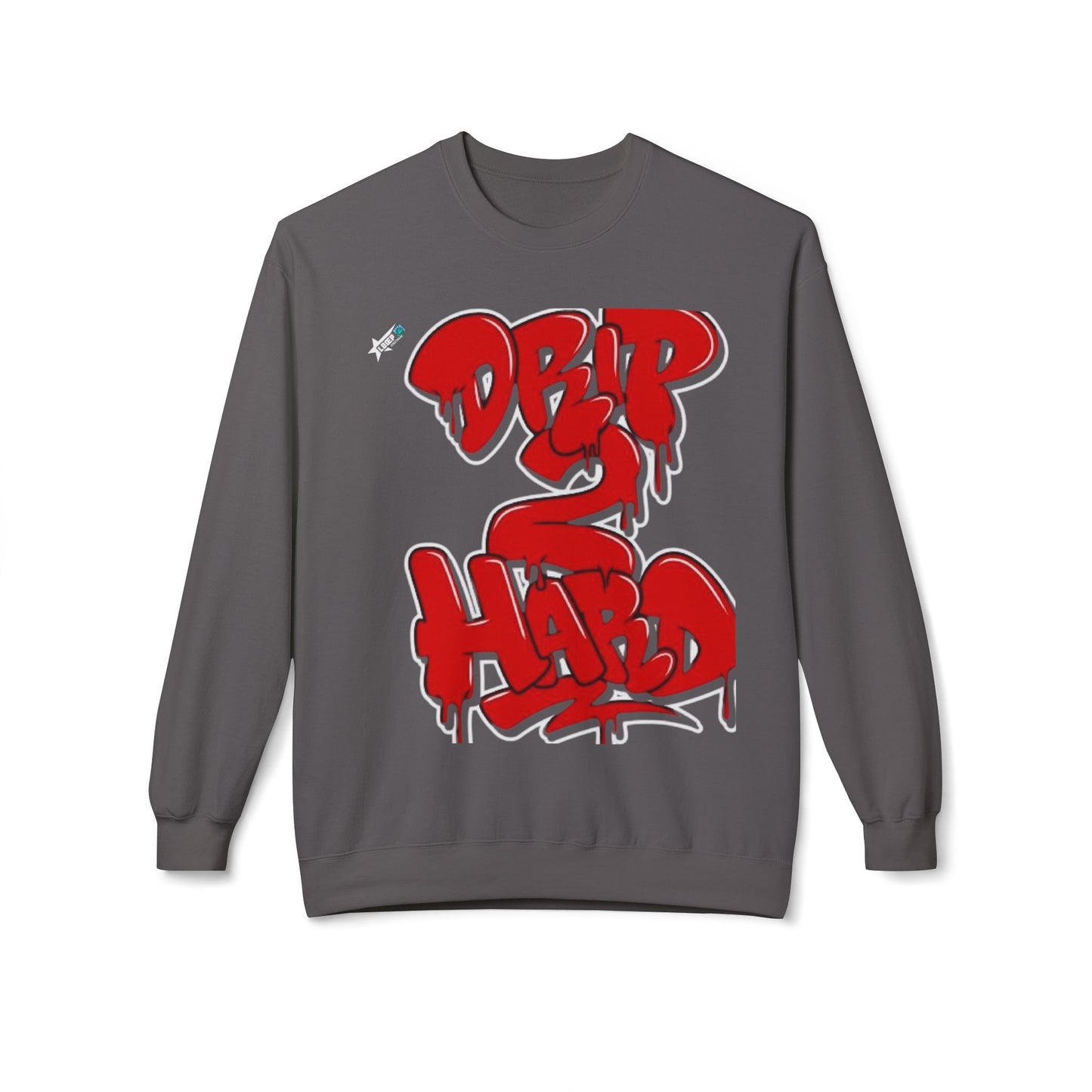 Drip & Hype Crewneck Sweatshirt - Unisex Softstyle Fleece