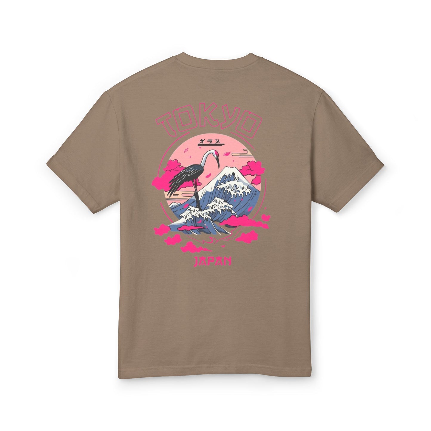 Unisex Money & Tokyo Graphic Tee - Heavyweight Cotton T-Shirt