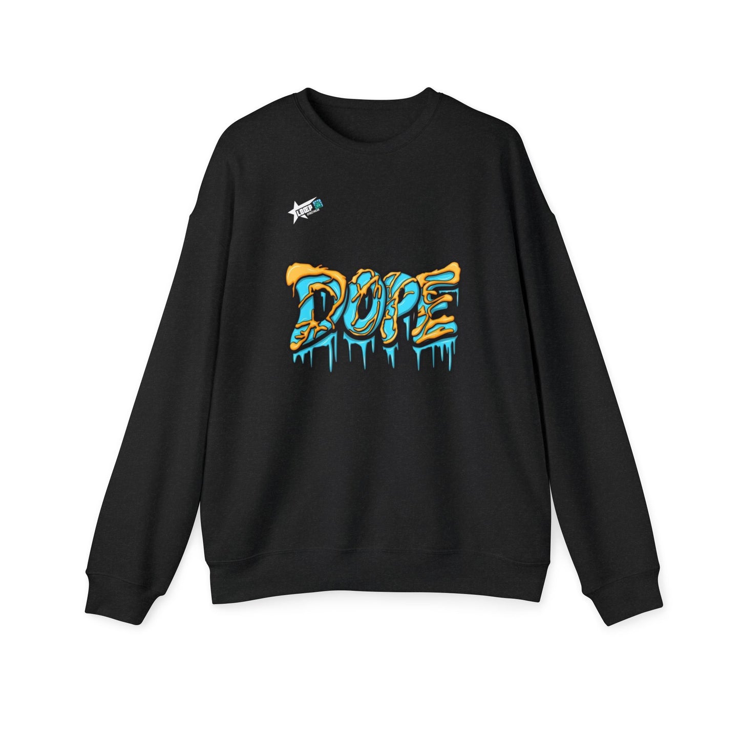 Colorful Graffiti 'DOPE' Unisex Drop Shoulder Sweatshirt