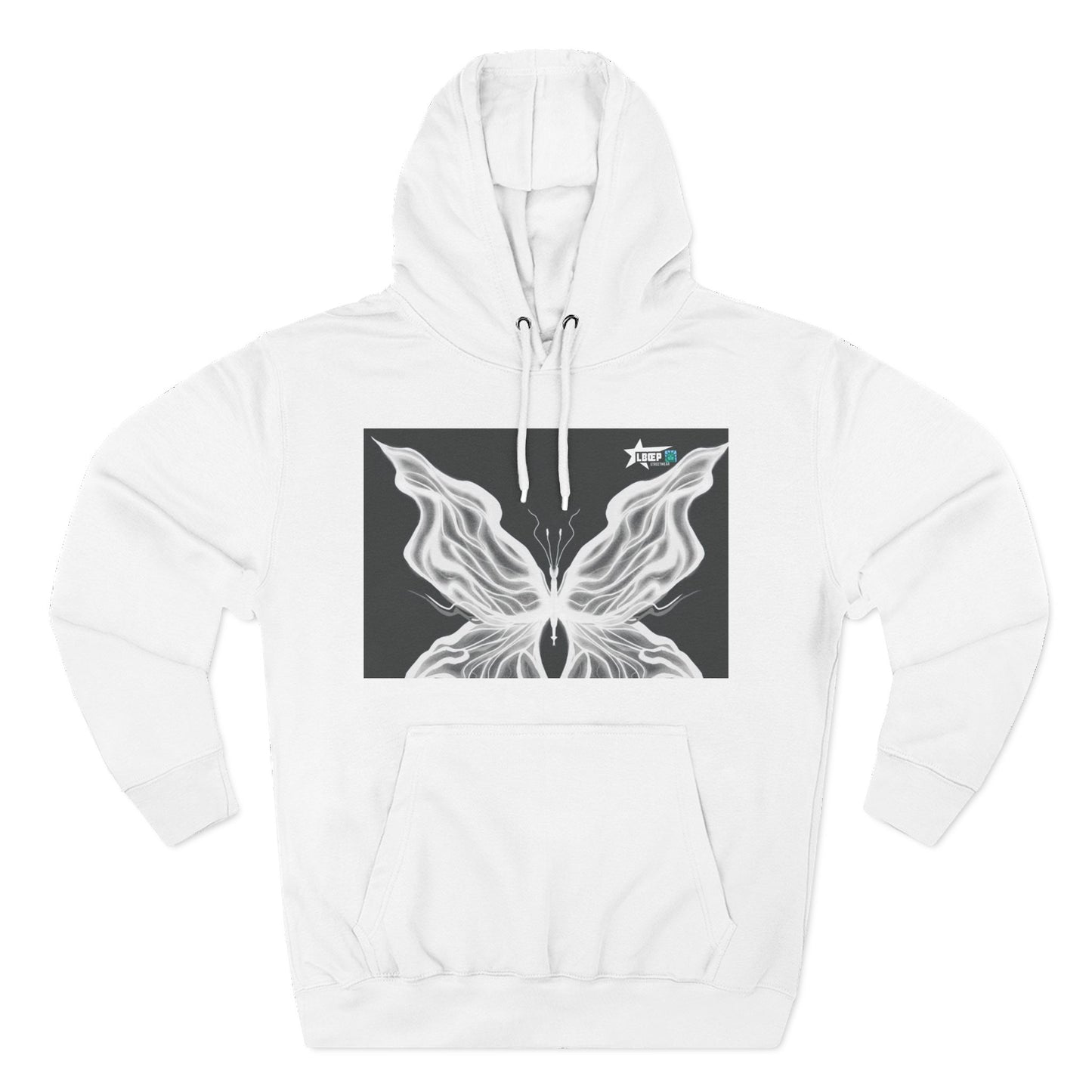 Unique Graphic Fleece Hoodie - Against All Odds Design