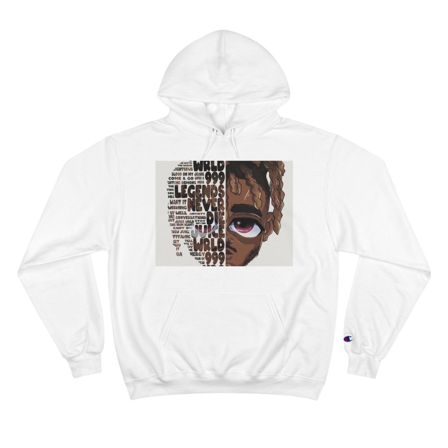 Champion Hoodie - Street Style with Iconic Quotes for Music Lovers