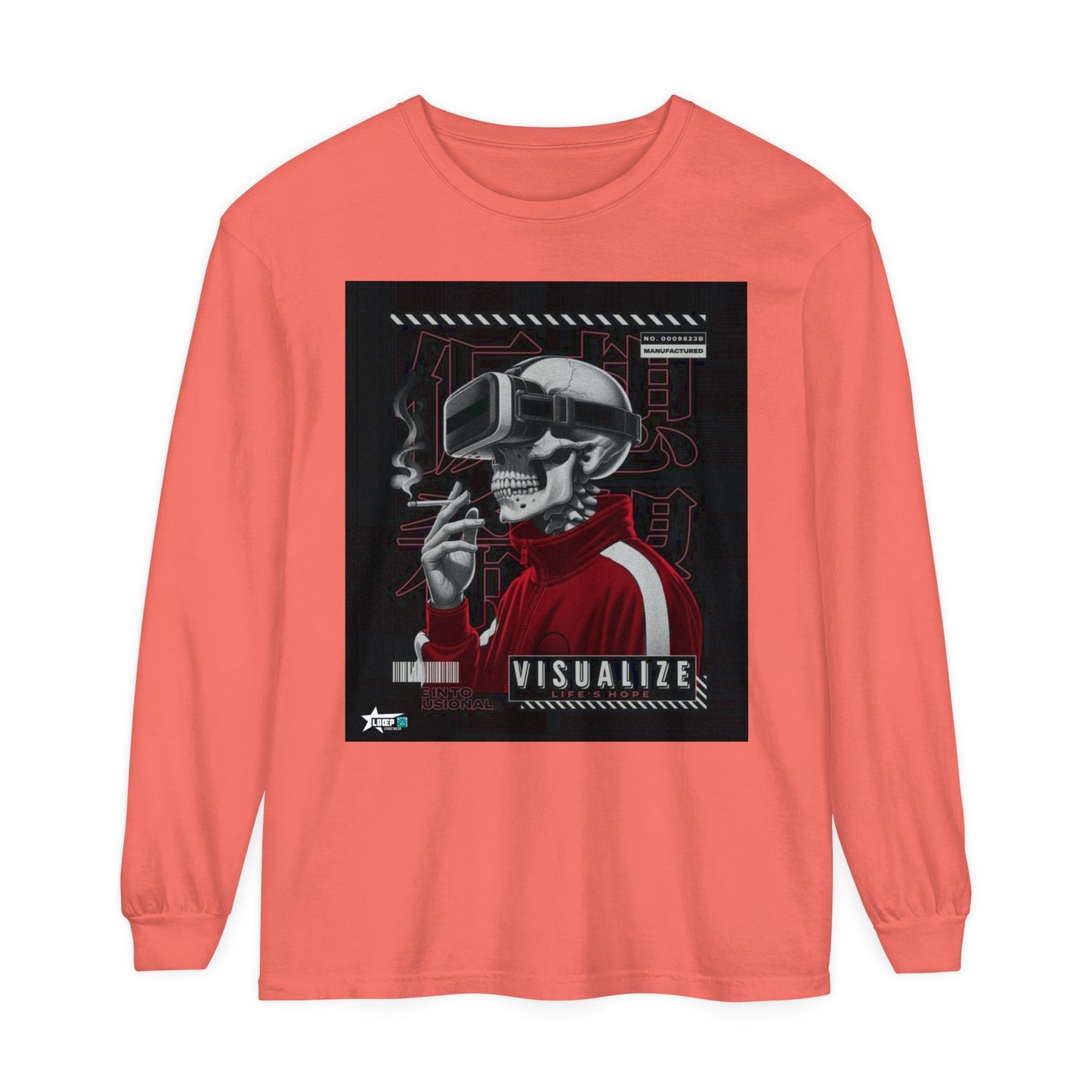 Visualize Style Long Sleeve T-Shirt - Retro Cyberpunk Vibe