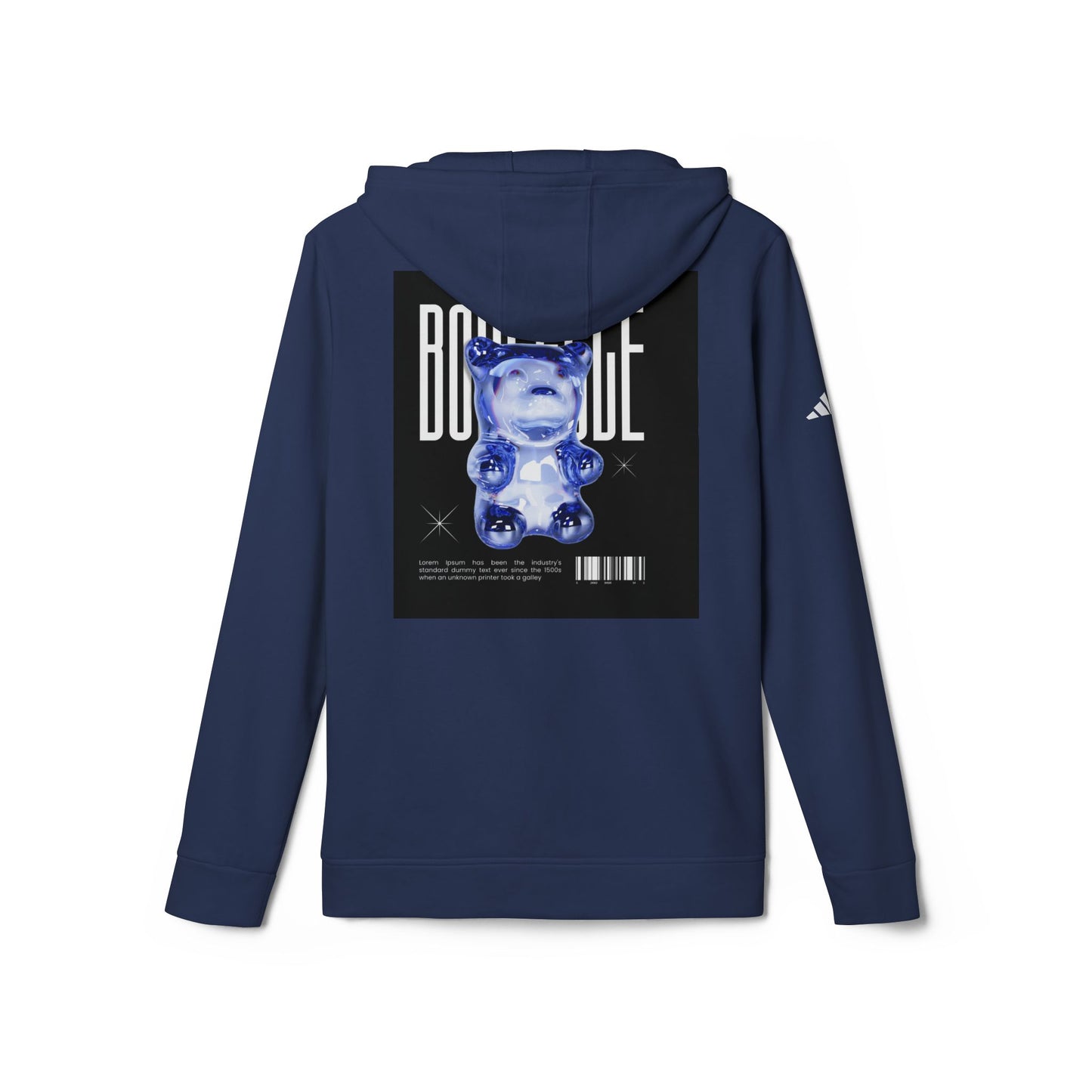 Adidas Unisex Fleece Hoodie - AWAKE & BOUNCE Graphic Design