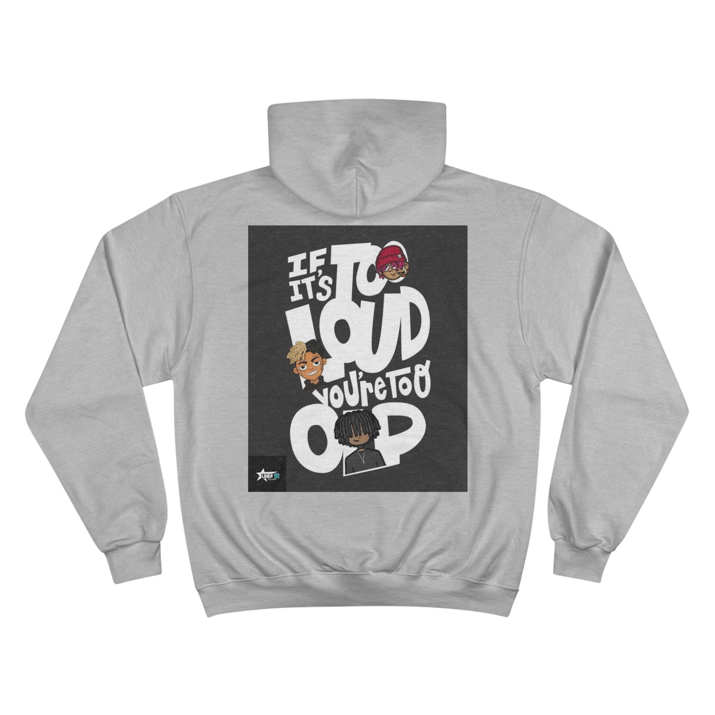 Champion Hoodie - Street Style with Iconic Quotes for Music Lovers