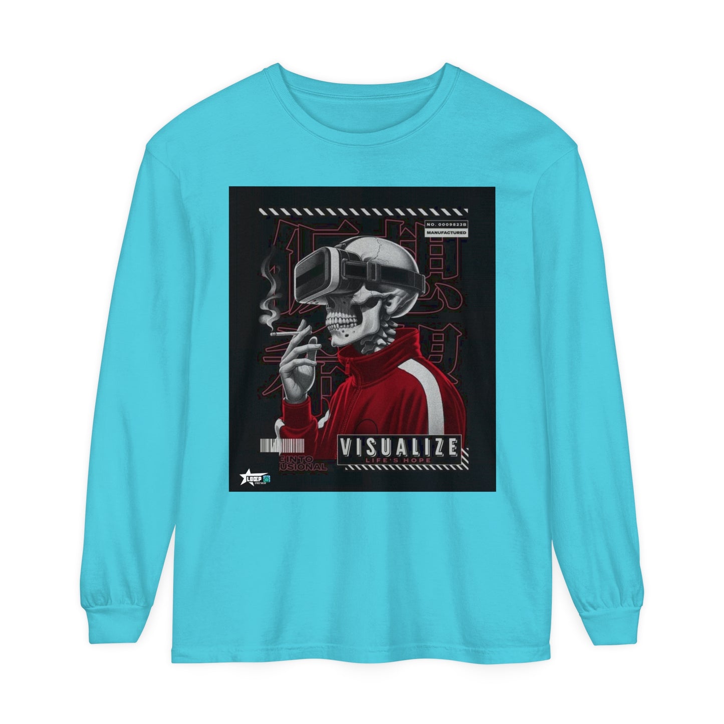 Visualize Style Long Sleeve T-Shirt - Retro Cyberpunk Vibe