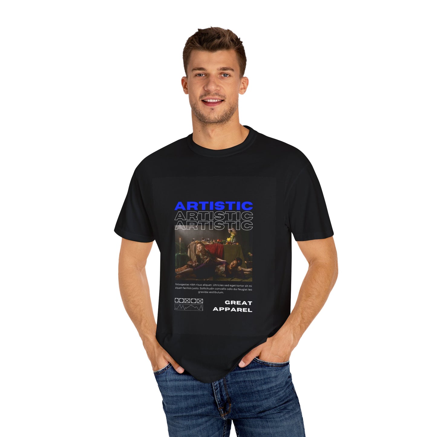 Artistic Expression Unisex Garment-Dyed T-Shirt - Great Apparel for Creative Souls