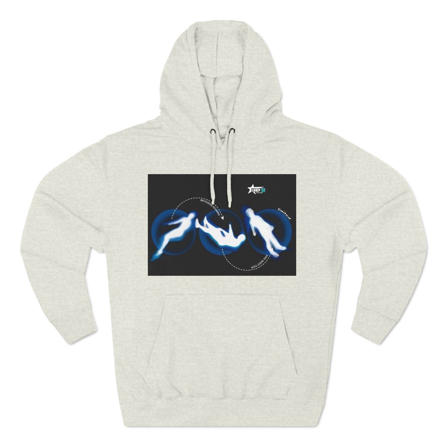 Unique Graphic Fleece Hoodie - Against All Odds Design