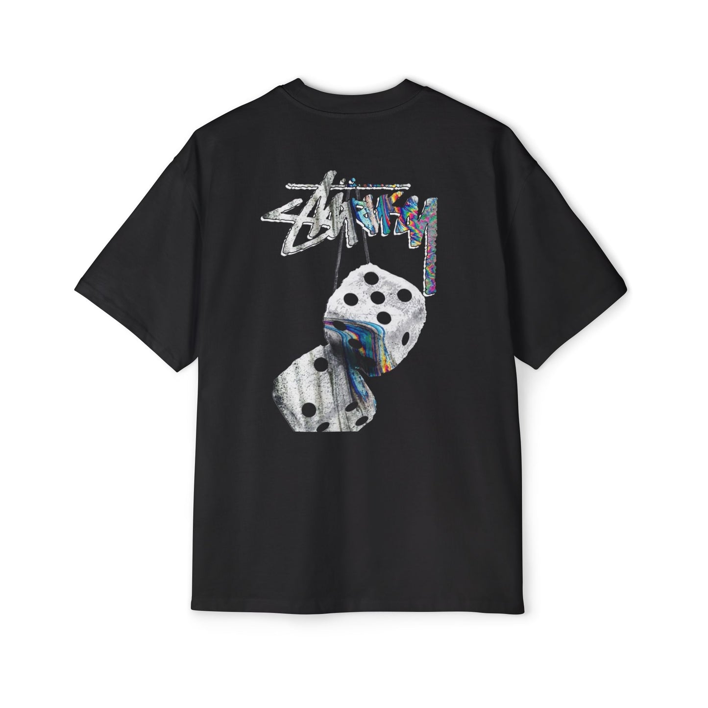Men's Heavy Oversized Tee - Bold Angel Graphic Tee for Streetwear Style