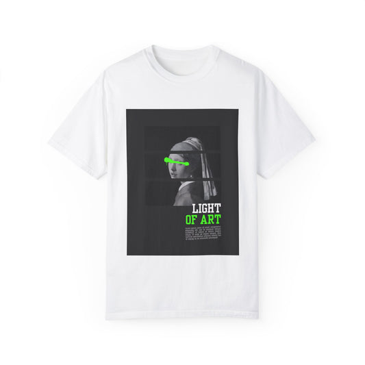 Light of Art Unisex Garment-Dyed T-Shirt - Modern Art Inspired Tee