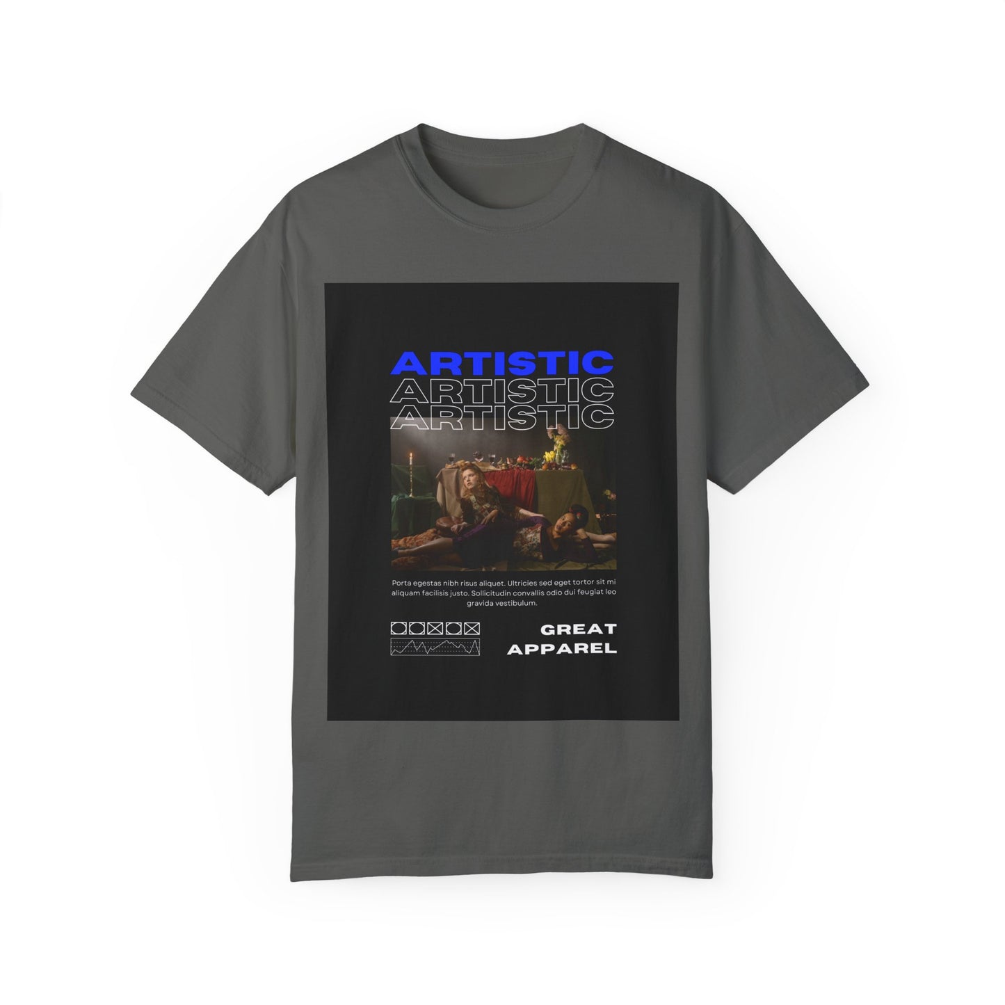 Artistic Expression Unisex Garment-Dyed T-Shirt - Great Apparel for Creative Souls