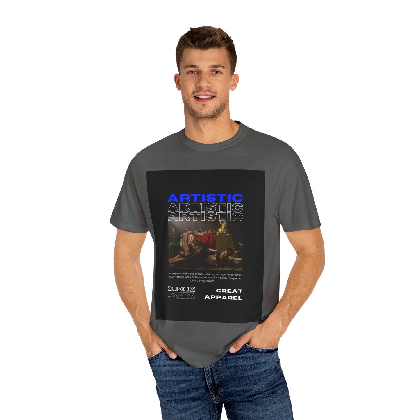 Artistic Expression Unisex Garment-Dyed T-Shirt - Great Apparel for Creative Souls