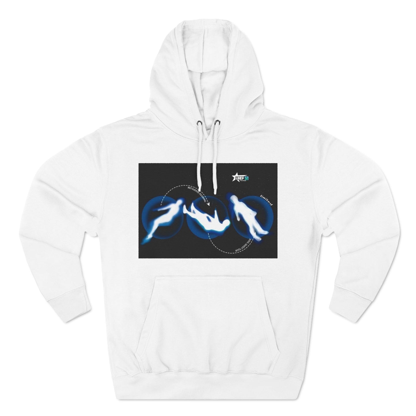 Unique Graphic Fleece Hoodie - Against All Odds Design