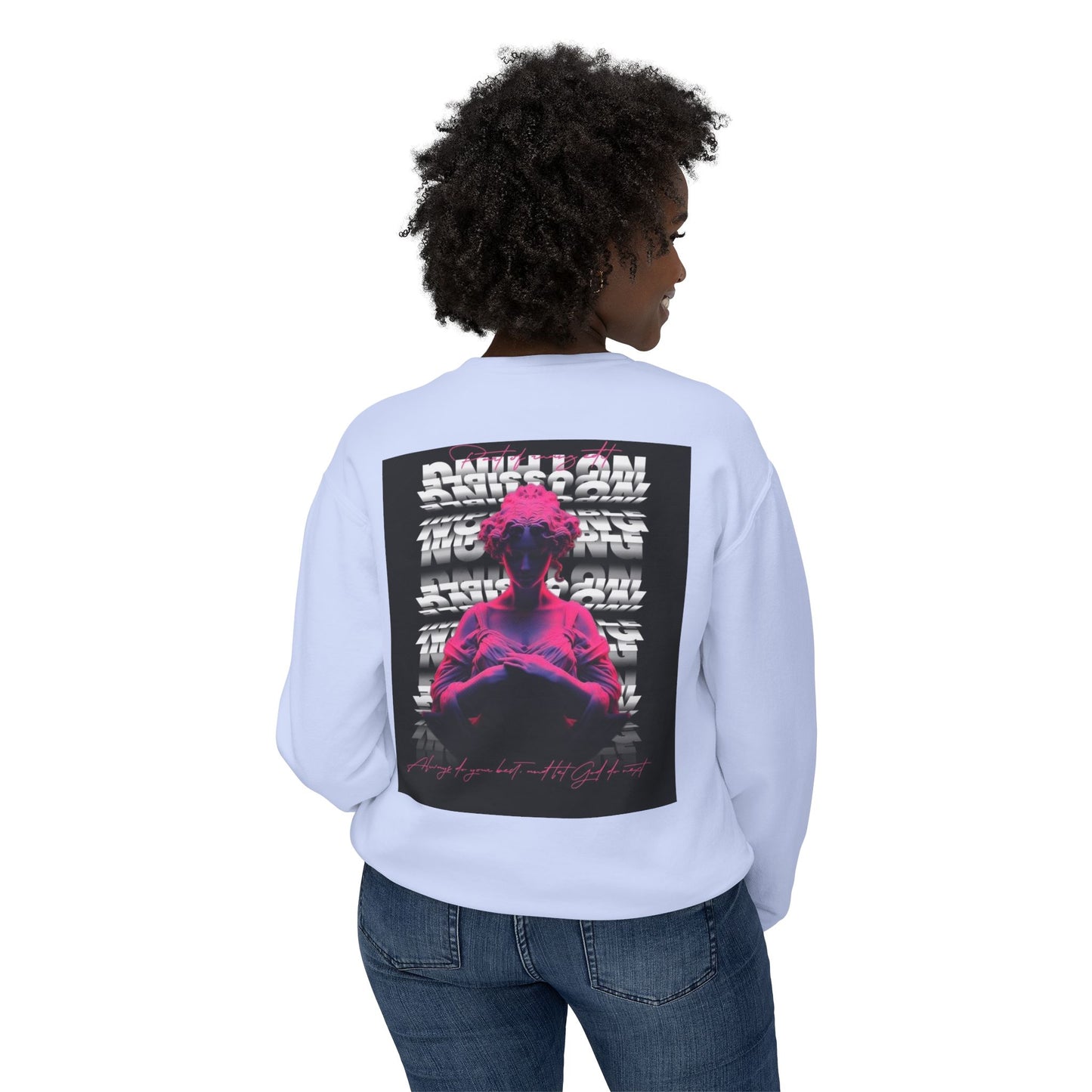 Unisex Crewneck Sweatshirt - Bold Graphic Statement with Inspirational Quotes