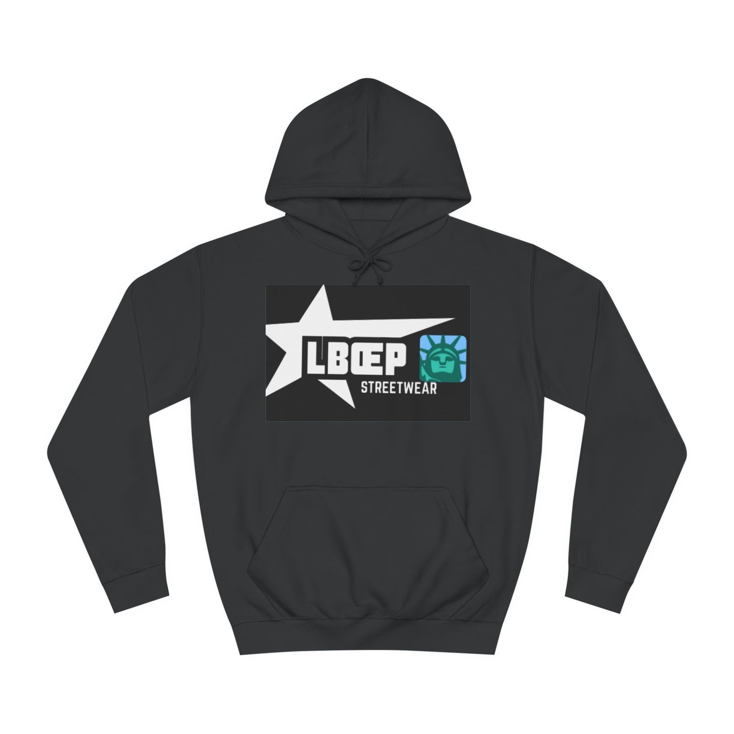 LBEP Streetwear Unisex College Hoodie - Embrace Imperfection Design