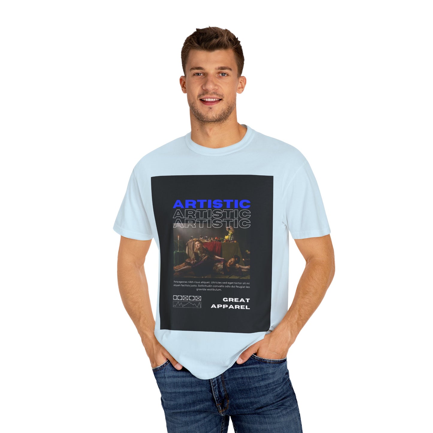 Artistic Expression Unisex Garment-Dyed T-Shirt - Great Apparel for Creative Souls
