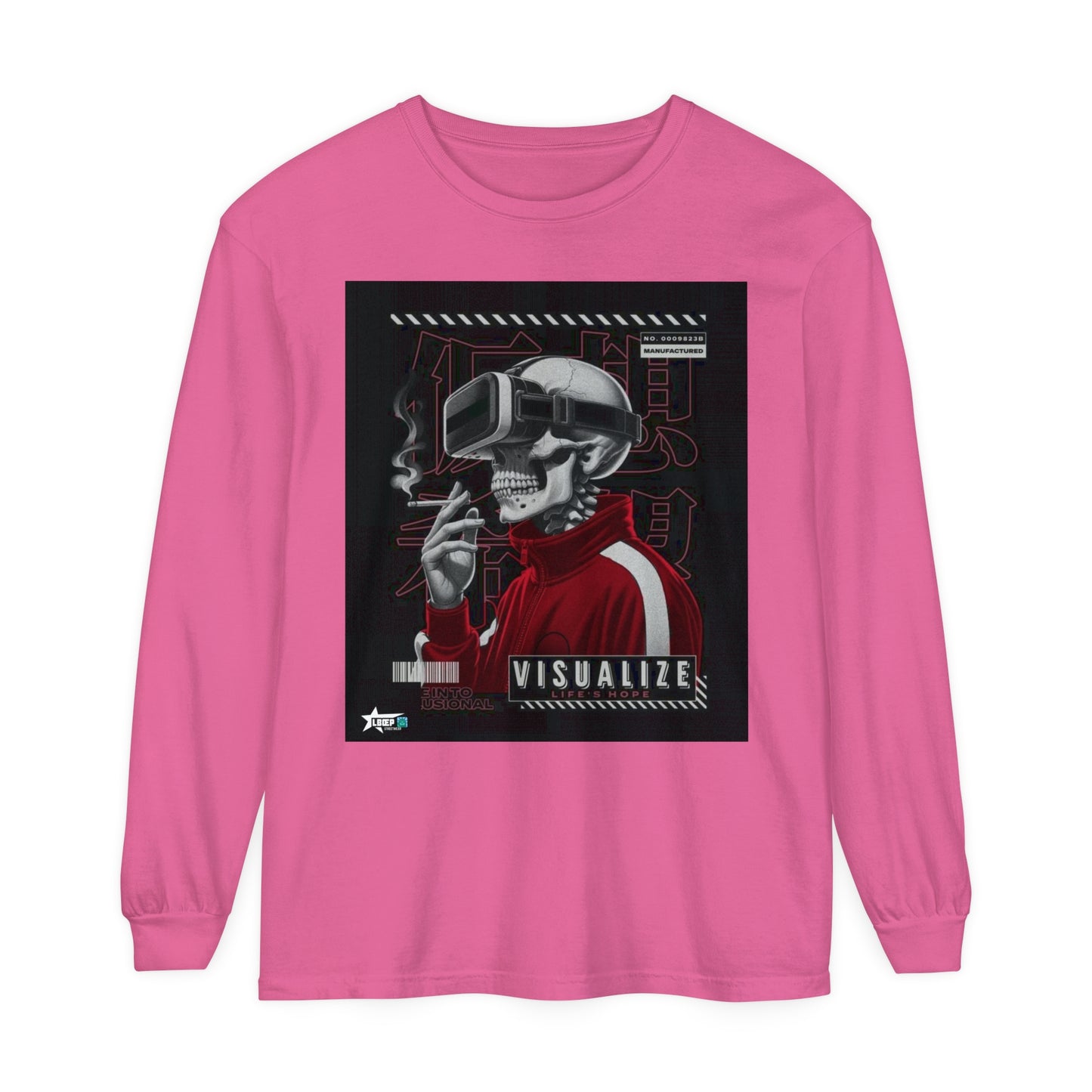 Visualize Style Long Sleeve T-Shirt - Retro Cyberpunk Vibe