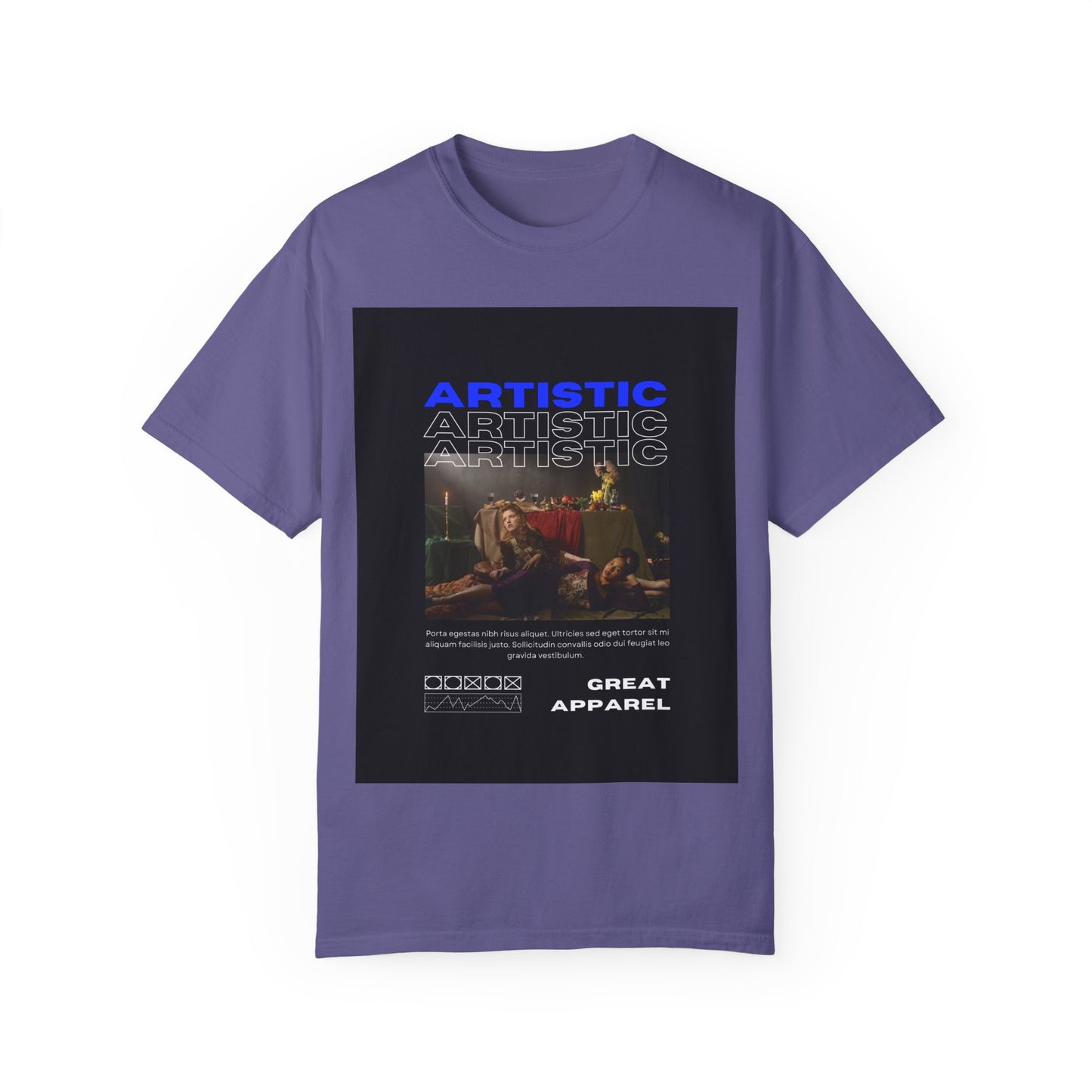 Artistic Expression Unisex Garment-Dyed T-Shirt - Great Apparel for Creative Souls