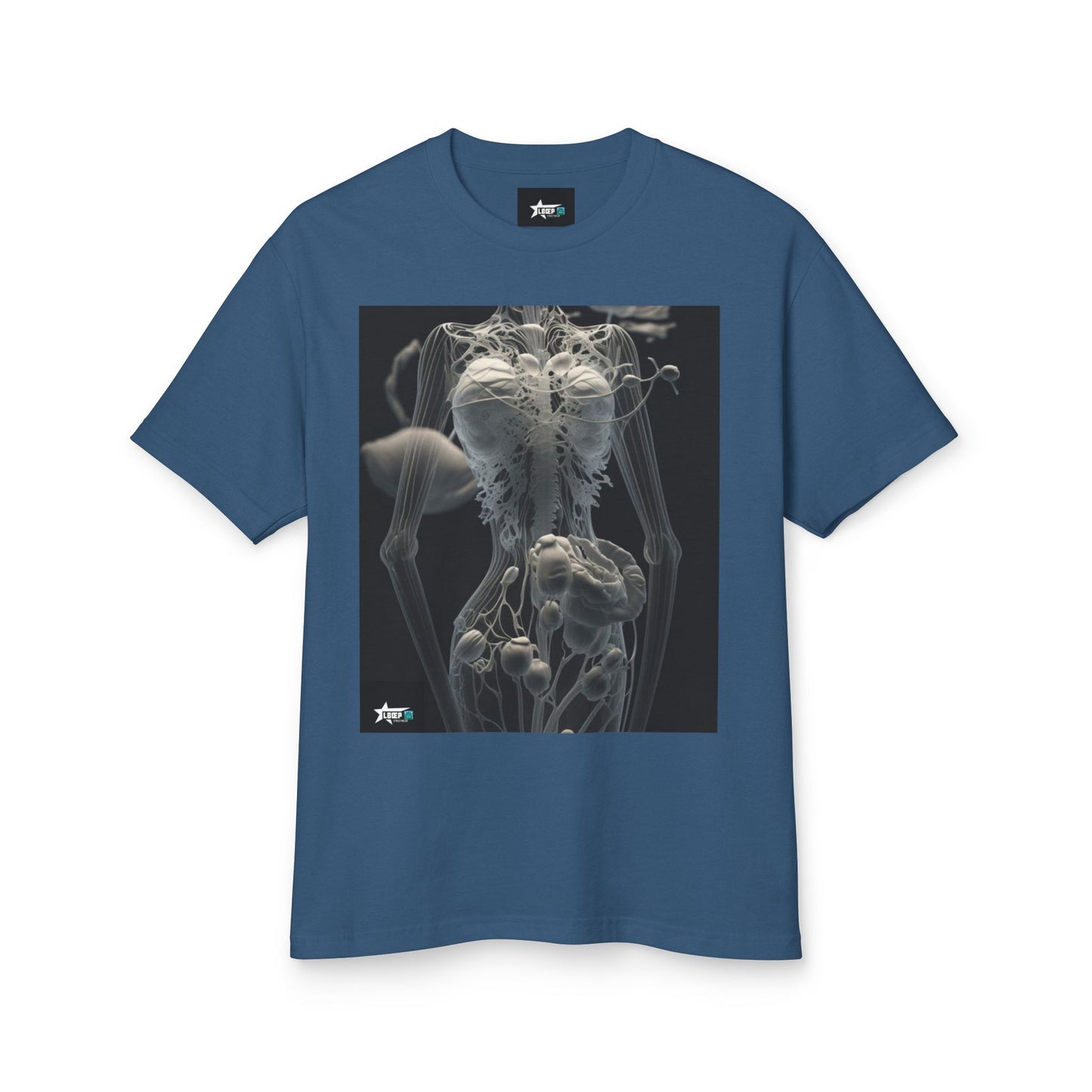 Unisex Tee with X-Ray Jellyfish Design - Perfect for Ocean Lovers