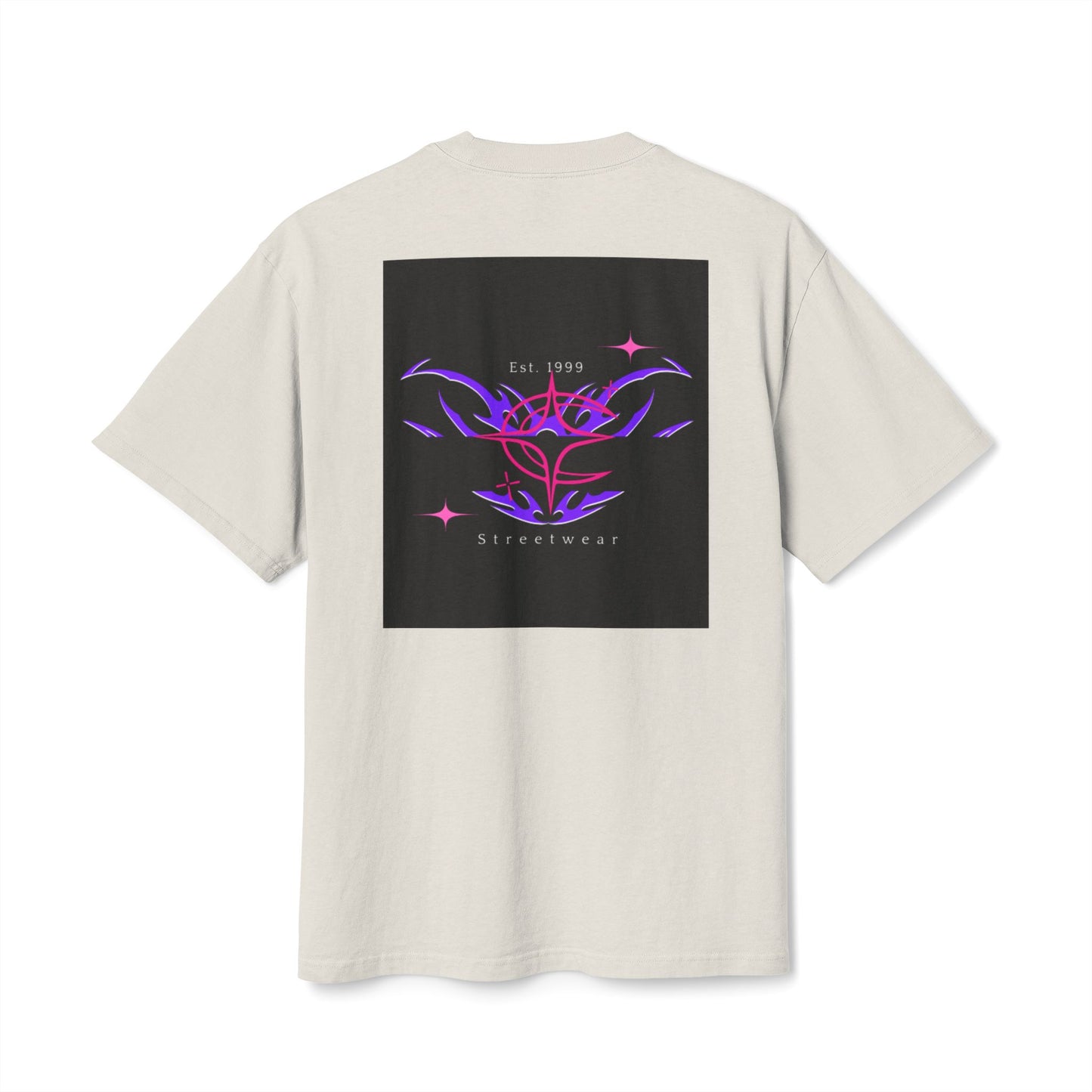 Unisex Heavy Faded Tee - Artistic Hand Design & Retro Streetwear Graphic