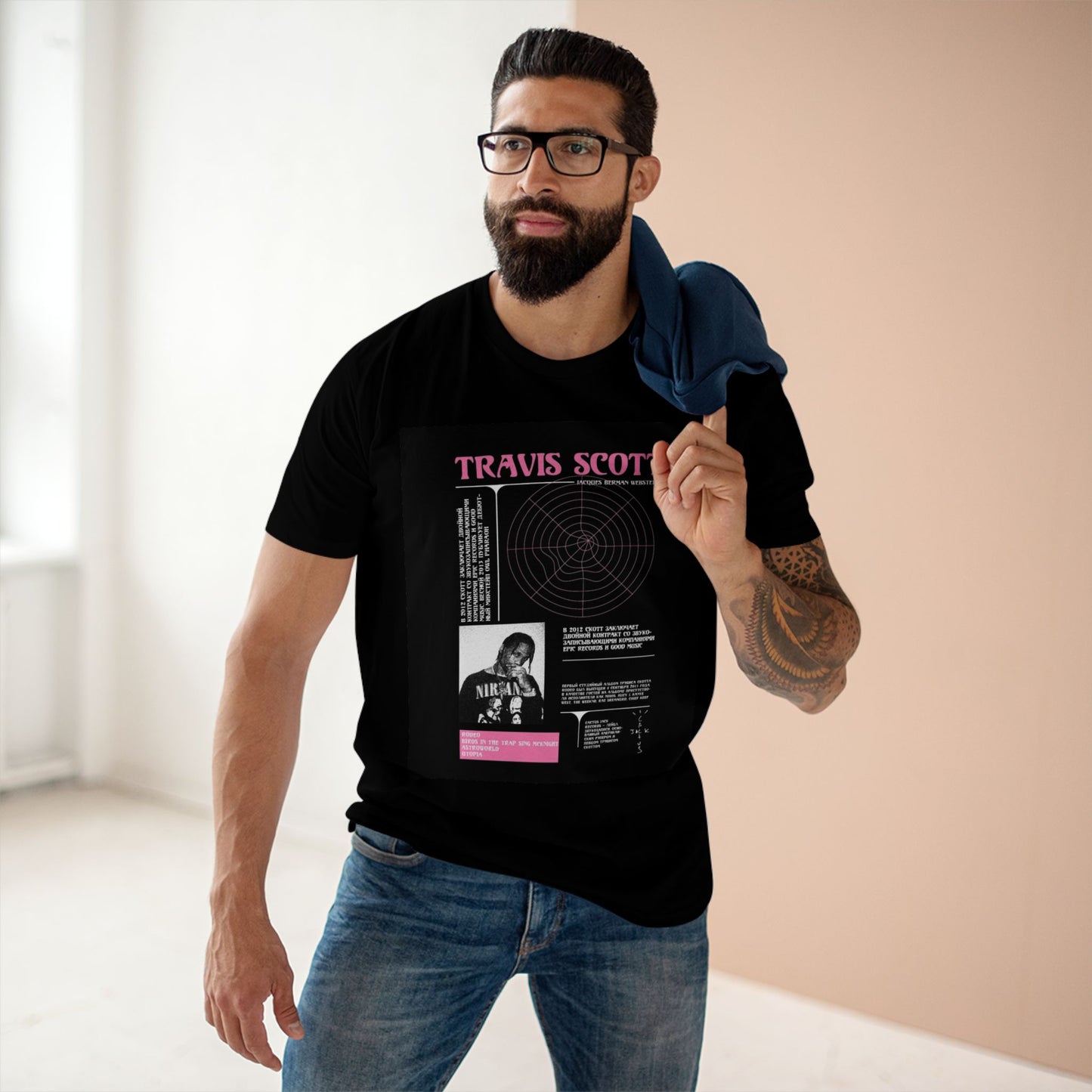 Travis Scott Graphic Tee - Stylish Music-Inspired Adult Staple T-Shirt