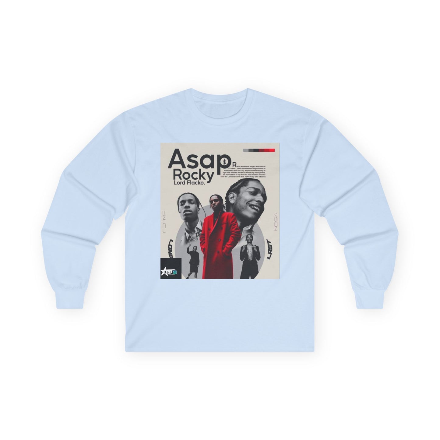 Unisex Long Sleeve Tee - A$AP Rocky Graphic Tee