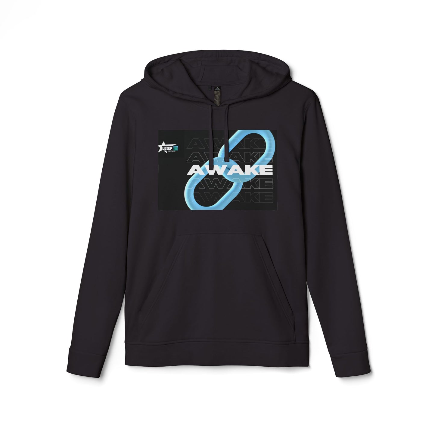 Adidas Unisex Fleece Hoodie - AWAKE & BOUNCE Graphic Design